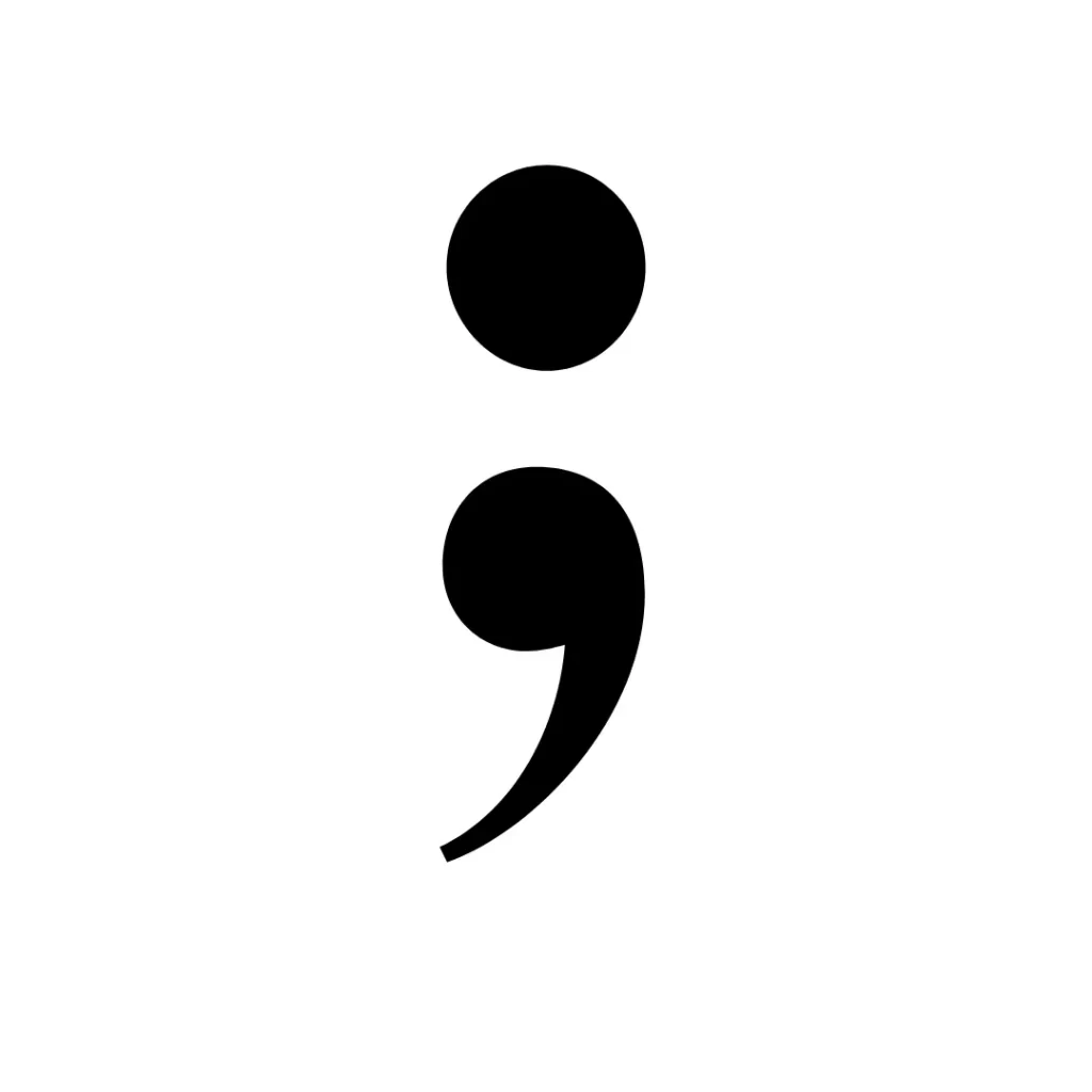 semicolon and digital marketing connection in the website of freelance digital marketing specialist in calicut